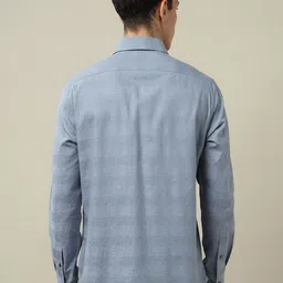 Arrow 1851 Men Jacquard Tailored Fit Spread Collar Formal Shirt image 4