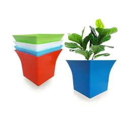 go hooked Uber Square Pot 6.5 Inch for Indoor & Outdoor Plants image 3