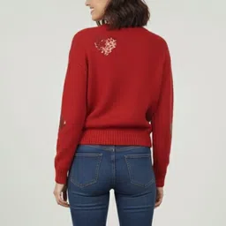 MARC LOUIS Embellished Woollen Top image 5