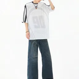 StyleCast x Revolte Men Wide Leg Mid-Rise Jeans image 2