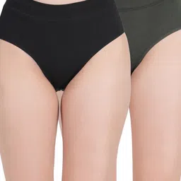 ORLIZEA Pack of 2 Women High-Rise Cotton Blend Hipster Briefs-picture-27