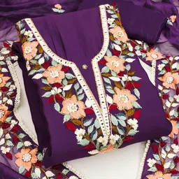 Maroosh Embellished Unstitched Dress Material-image-38