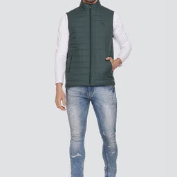 Rare Times Men Solid Lightweight Puffer Jacket image 4