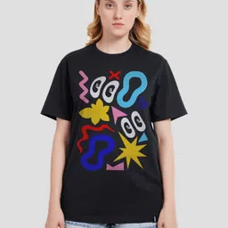 Underrated Club Women Typography Printed Bio Finish Raw Edge T-shirt-picture-23