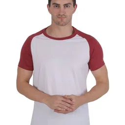 SMAN Men Solid Round Neck Cotton T-shirt-picture-35