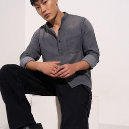 SF JEANS by Pantaloons Men Slim Fit Opaque Casual Shirt-picture-38