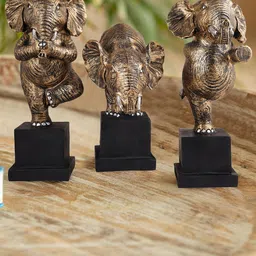 Zart Gold-Toned Idol Showpiece image 2