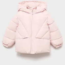 Mango Kids Girls Hooded Puffer Jacket-picture-38