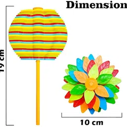 xqzmee Candy Flower Hand Fidget Spinner Toys for Kids| Rotating and Twisting Fun Toy Rattle image 4