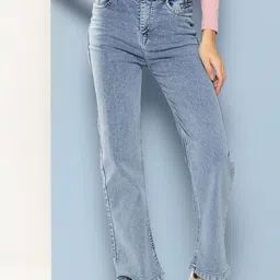 The Roadster Lifestyle Co Women Comfort Relaxed Fit Mid Rise Casual Jeans-image-67