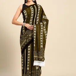 BUTA BUTI Ethnic Motifs Printed Pure Cotton Saree-picture-40