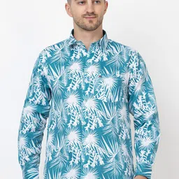MODERNITY Men Comfort Slim Fit Floral Printed Casual Shirt-image-30