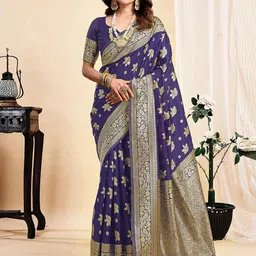 KALINI Woven Design Zari Banarasi Saree-picture-28