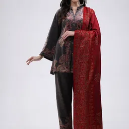 Monte Carlo Women Ethnic Motifs Printed Shawl-picture-11