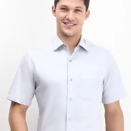 Allen Solly Sport Men Spread Collar Solid Cotton Formal Shirt-image-43