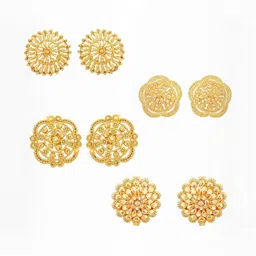 VIVASTRI Women Gold-Plated Alloy Earrings-picture-16