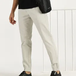RAVINIK Men Classic Straight Fit Trousers-image-37