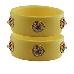 Vidhya Kangan Women Beige Bangle-picture-22