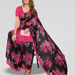 Moda Rapido Floral Printed Saree image 4