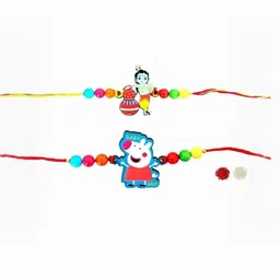 VR Creatives 2 Pieces Bal Krishna and Peppa Pig With Tika set-picture-24