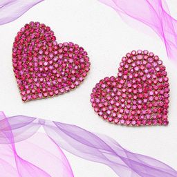 KPOP Heart Shaped Drop Earrings-picture-27