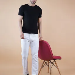 Metronaut Men Classic Relaxed Fit Mildly Distressed Jeans image 4