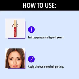 blue heaven Saubhagya Liquid Sindoor Red 7ml | Long Lasting, Smudge Proof, Waterproof, Kumkum Sindoor image 4