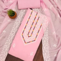 Maroosh Floral Embroidered Unstitched Dress Material-picture-29