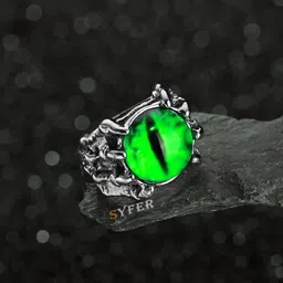 Teeragaj Set of 3 Stone-Studded Adjustable Finger Rings image 3