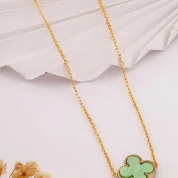 SZN Set Of 2 Gold-Plated Enamelled Minimal Necklace image 3