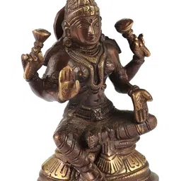 Exotic India Gunmetal-Toned Religious Idol Showpiece-picture-25