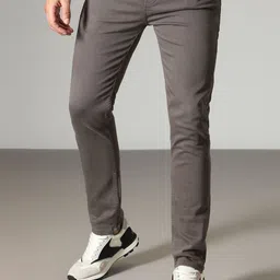 Banana Club Men Slim Fit Stretchable Greyish Brown Ankle Slim Fit Denim Jeans-picture-13