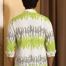 HERE&NOW Men Printed Casual Shirt image 3