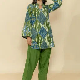 SUKITI Women Ethnic Motifs Printed Regular Kurta with Patiala image 5