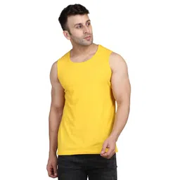 WOOSTRO Men Pack Of 2 Solid Round Neck Cotton Slim Fit T-shirts-image-54