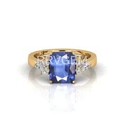 RRVGEM Blue Sapphire 8.50 Ratti Finger Ring-picture-20