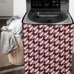 The Furnishing Tree Maroon PVC Washing Machine Covers-picture-28