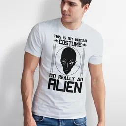 Seekbuylove Men Bio Finish Graphic Printed Pure Cotton T-shirt-picture-12