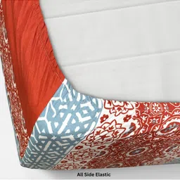 Signature Maroon 300 TC Bedsheet with 2 Pillow Covers image 3