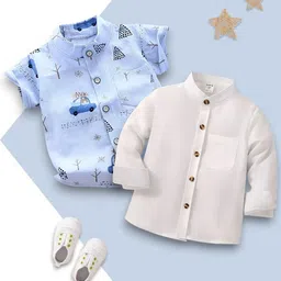 VANI COUTURE Boys Printed Casual Shirt-picture-19