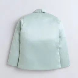 Sangria Boys Self Design 3-Piece Party Suit With Bow image 4