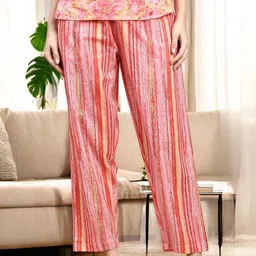 Kryptic Pack Of 2 Printed Pure Cotton Relaxed Fit Lounge Pants image 3