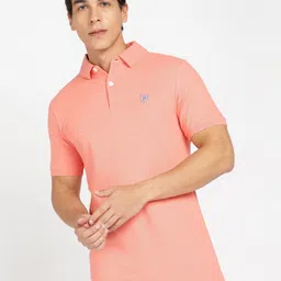 Provogue Men Polo Collar Applique Slim Fit T-shirt-picture-34