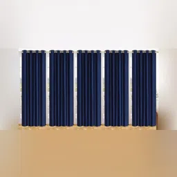 BELLA TRUE Blue 5 Pieces Door Curtains-image-31