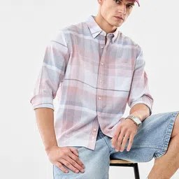 Snitch Checked Long Sleeves Shirt-image-65