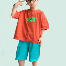 BILLYBALL Unisex Kids Printed T-shirt with Shorts-picture-21
