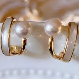 atraer HOUSEOFTRENDZZ Contemporary Half Hoop Earrings-picture-49