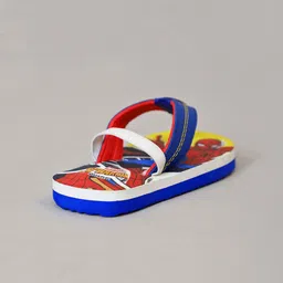Kids Ville Boys Spiderman Printed Thong Flip Flops image 2