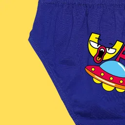 NUSYL Boys Pack Of 3 Printed Mid Rise Basic Briefs - NUBCBRFPO3.0141 image 5