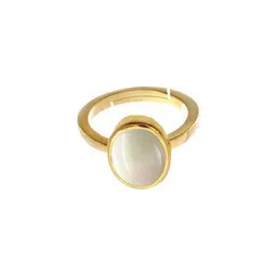 RAVIOUR LIFESTYLE Silver-Plated & White Brass Pearls Finger Ring-image-87